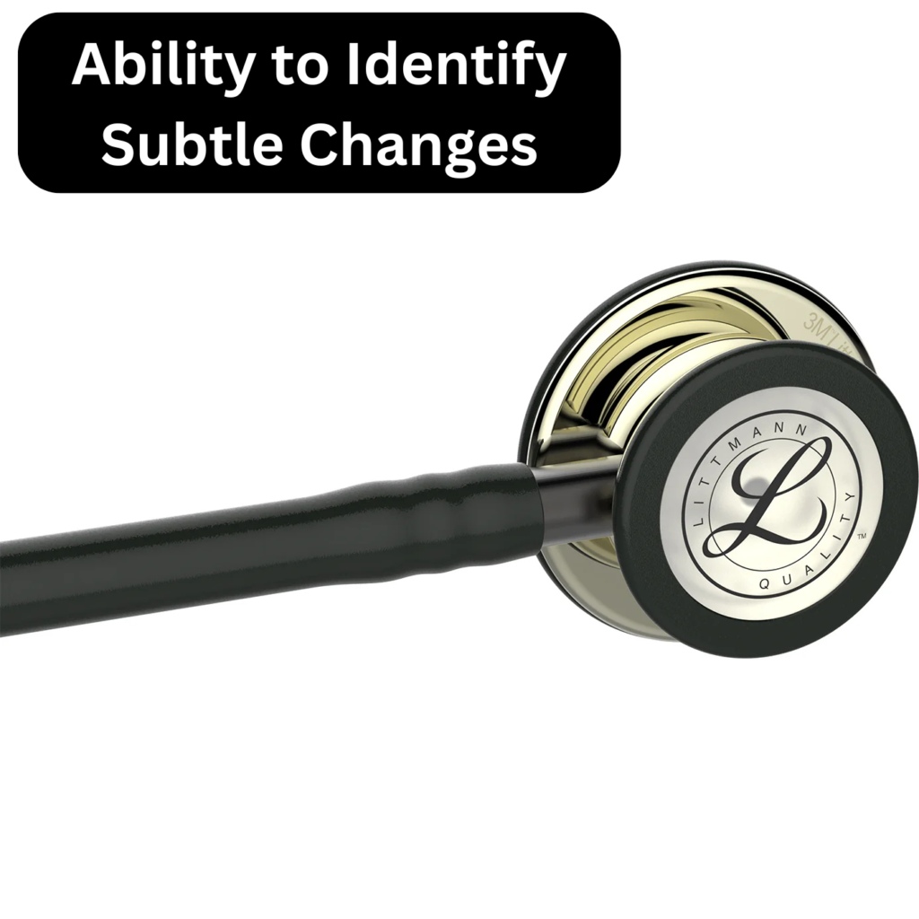 Littmann classic II Ability to Identify Subtle Changes